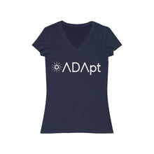 Load image into Gallery viewer, ADApt Women's Jersey Short Sleeve V-Neck Tee