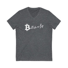Load image into Gallery viewer, Bitcoin Bull V-Neck Tee
