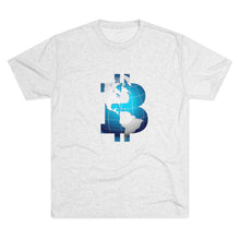 Load image into Gallery viewer, Bitcoin World Tri-Blend Crew Tee