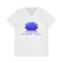 Load image into Gallery viewer, The Bloom Pool Jersey Short Sleeve V-Neck Tee