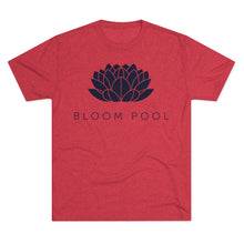 Load image into Gallery viewer, The Bloom Pool Tri-Blend Crew Tee