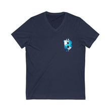 Load image into Gallery viewer, Bitcoin World V-Neck Tee