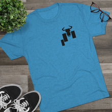 Load image into Gallery viewer, The Bull Chart Tri-Blend Crew Tee