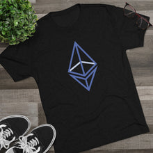 Load image into Gallery viewer, The wired Octahedron Tri-Blend Crew Tee