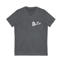 Load image into Gallery viewer, "Bitcoin Baller" V-Neck Tee
