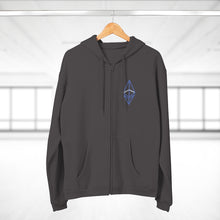 Load image into Gallery viewer, Wired Octahedron Hooded Zip Sweatshirt