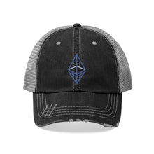 Load image into Gallery viewer, Wired Octahedron ETH Trucker Hat