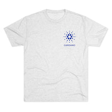 Load image into Gallery viewer, Cardano Foundation Tri-Blend Crew Tee