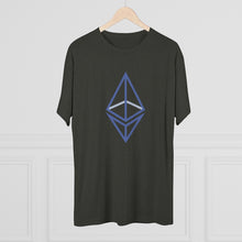 Load image into Gallery viewer, The wired Octahedron Tri-Blend Crew Tee