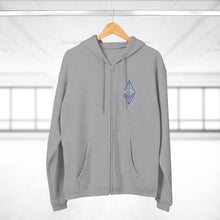 Load image into Gallery viewer, Wired Octahedron Hooded Zip Sweatshirt