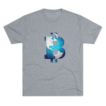 Load image into Gallery viewer, Bitcoin World Tri-Blend Crew Tee