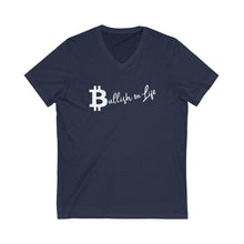 Load image into Gallery viewer, Bitcoin Bull V-Neck Tee