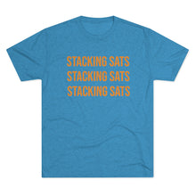 Load image into Gallery viewer, Stacking Sats Tri-Blend Crew Tee