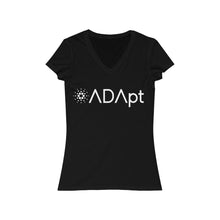 Load image into Gallery viewer, ADApt Women's Jersey Short Sleeve V-Neck Tee