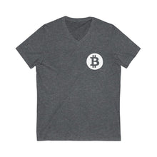 Load image into Gallery viewer, "Bitcoin Badge" V-Neck Tee