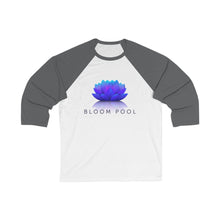 Load image into Gallery viewer, The Bloom Pool 3/4 Sleeve Baseball Tee
