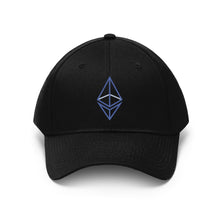 Load image into Gallery viewer, Wired Octahedron ETH Twill Hat
