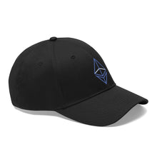 Load image into Gallery viewer, Wired Octahedron ETH Twill Hat
