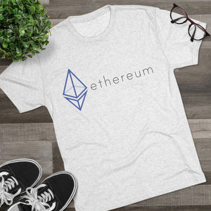 The Wired Octahedron ETH Logo Tri-Blend Crew Tee