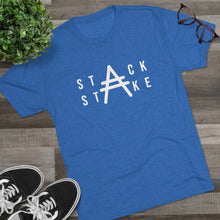 Load image into Gallery viewer, Cardano Stack &amp; Stake Tri-Blend Crew Tee

