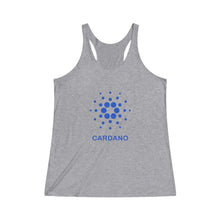Load image into Gallery viewer, Cardano Foundation Women&#39;s Tri-Blend Racerback Tank
