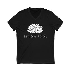 The Bloom Pool Jersey Short Sleeve V-Neck Tee