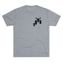Load image into Gallery viewer, The Bull Chart Tri-Blend Crew Tee
