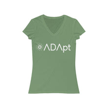 Load image into Gallery viewer, ADApt Women&#39;s Jersey Short Sleeve V-Neck Tee
