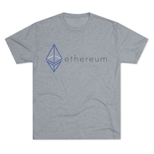 Load image into Gallery viewer, The Wired Octahedron ETH Logo Tri-Blend Crew Tee
