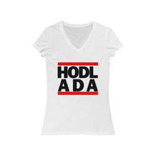 Load image into Gallery viewer, HODL ADA Women&#39;s Jersey Short Sleeve V-Neck Tee
