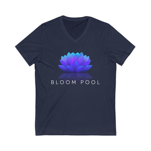 The Bloom Pool Jersey Short Sleeve V-Neck Tee