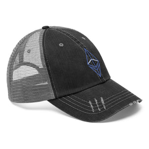 Wired Octahedron ETH Trucker Hat