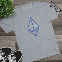 Load image into Gallery viewer, The wired Octahedron Tri-Blend Crew Tee
