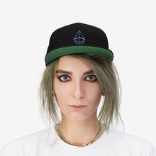 Load image into Gallery viewer, Wired Octahedron ETH Flat Bill Hat
