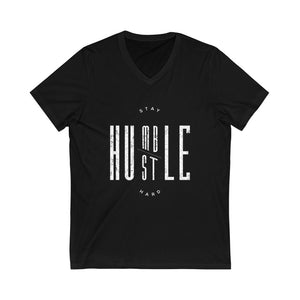 Stay Humble/Hustle Hard V-Neck Tee