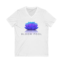 Load image into Gallery viewer, The Bloom Pool Jersey Short Sleeve V-Neck Tee
