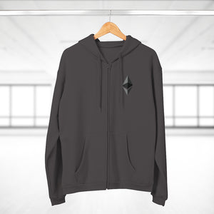 Eth Octahedron Hooded Zip Sweatshirt