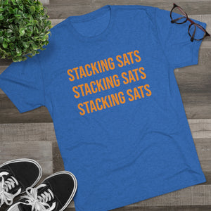 Stacking Sats Tri-Blend Crew Tee