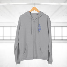 Load image into Gallery viewer, Wired Octahedron Hooded Zip Sweatshirt
