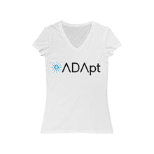 Load image into Gallery viewer, ADApt Women&#39;s Jersey Short Sleeve V-Neck Tee
