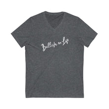 Load image into Gallery viewer, &quot;Bullish On Life&quot; V-Neck Tee
